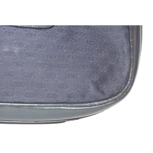 Gucci blue micro Guccissima 1955 horse-bit shoulder/crossbody - Picture 11 of 11